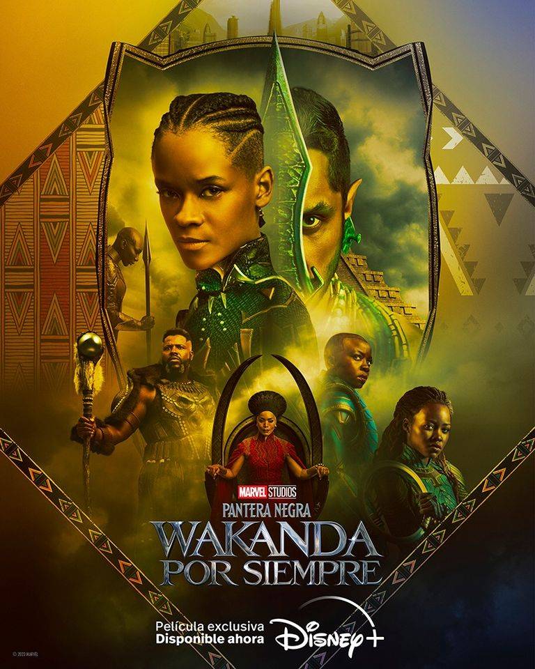 pantera negra wakanda por siempre poster