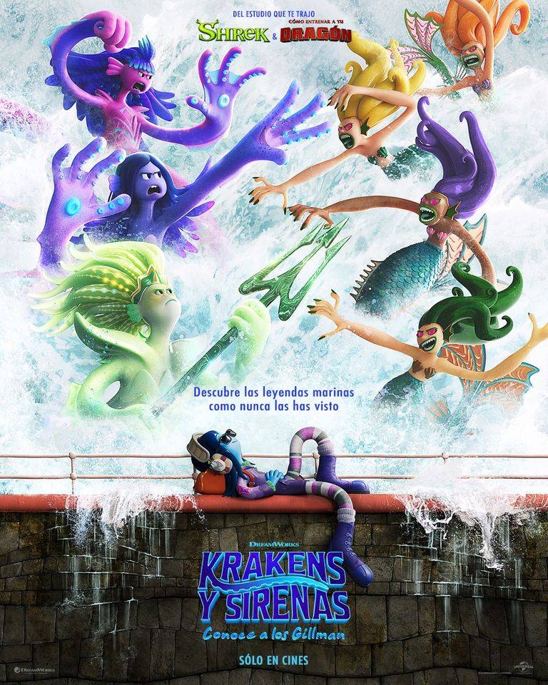 Krakens y sirenas Póster 1 (Imagen Facebook Universal Pictures)