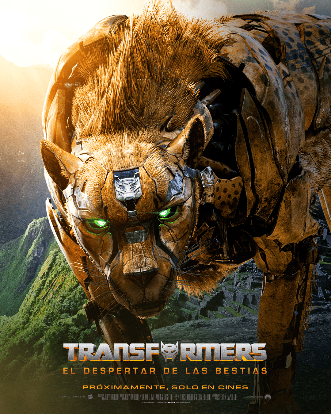 Transformers el despertar de las bestias Póster Cheetor (Imagen Facebook Paramount Pictures)