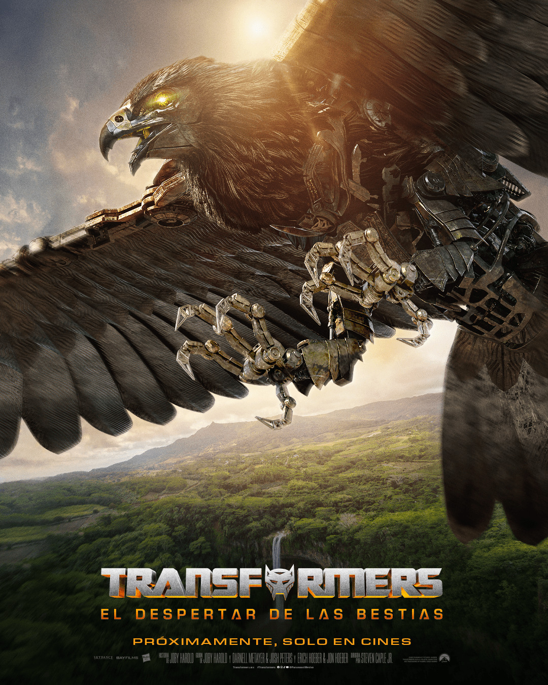 Transformers el despertar de las bestias Póster Airazor (Imagen Facebook Paramount Pictures)