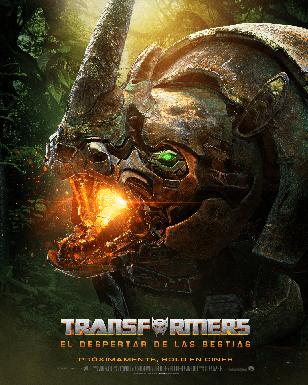 Transformers el despertar de las bestias Póster Rhinox (Imagen Facebook Paramount Pictures)