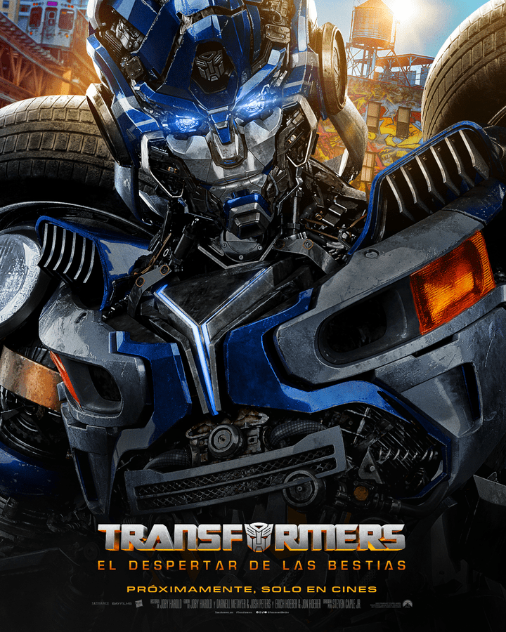 Transformers el despertar de las bestias Póster Mirage (Imagen Facebook Paramount Pictures)