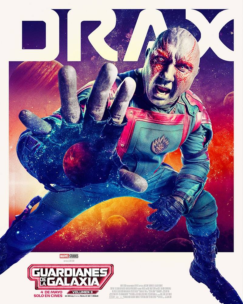 Guardianes de la Galaxia Volumen 3 drax