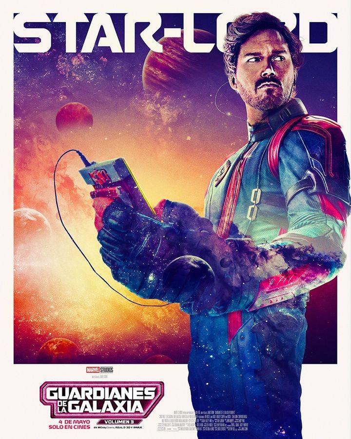 Guardianes de la Galaxia Volumen 3 star lord