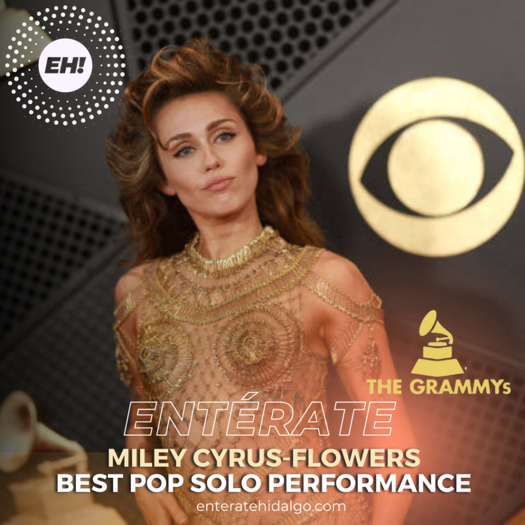Miley Cyrus se lleva el premio Grammy a mejor canción Pop en solitario en los #GRAMMYs