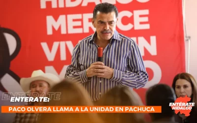 Paco Olvera llama a la Unidad en Pachuca