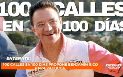 100 calles en 100 días propone Benjamín Rico para Pachuca