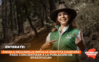 Ángela Delgadillo impulsa emotiva campaña para concientizar a la población de Epazoyucan