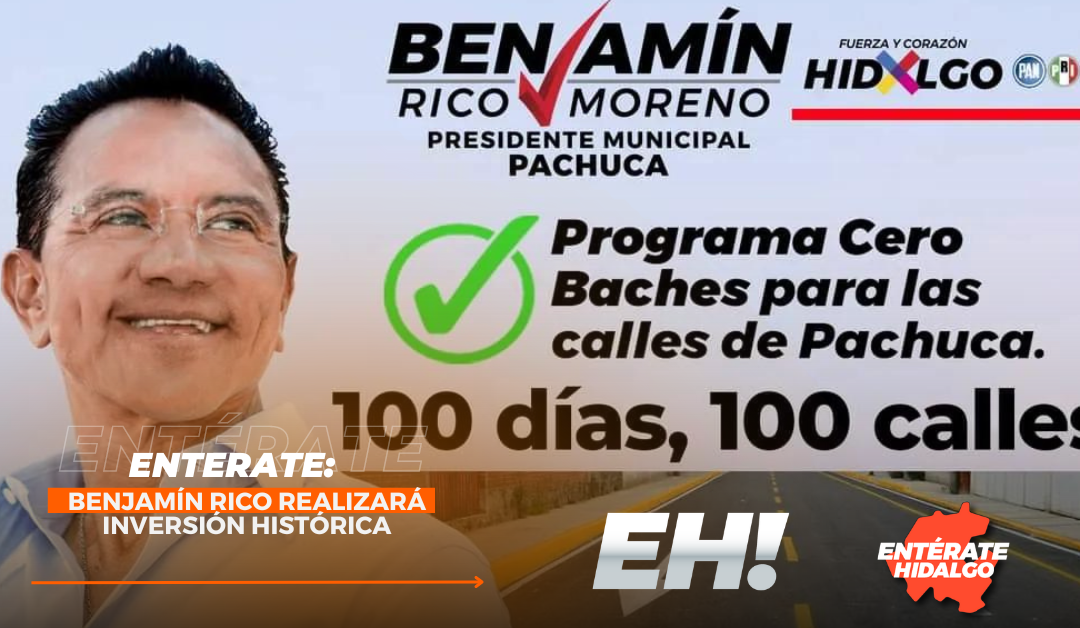 BENJAMÍN RICO IMPULSA 100 DÍAS, 100 CALLES