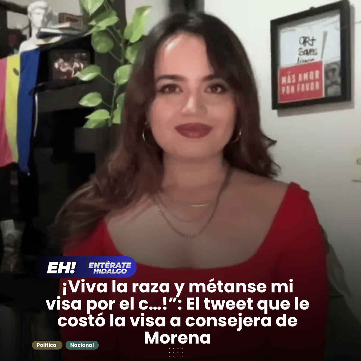 “¡Viva la raza y métanse mi visa por el c…!”: el vulgar post que le costó a Melissa Cornejo una tormenta política